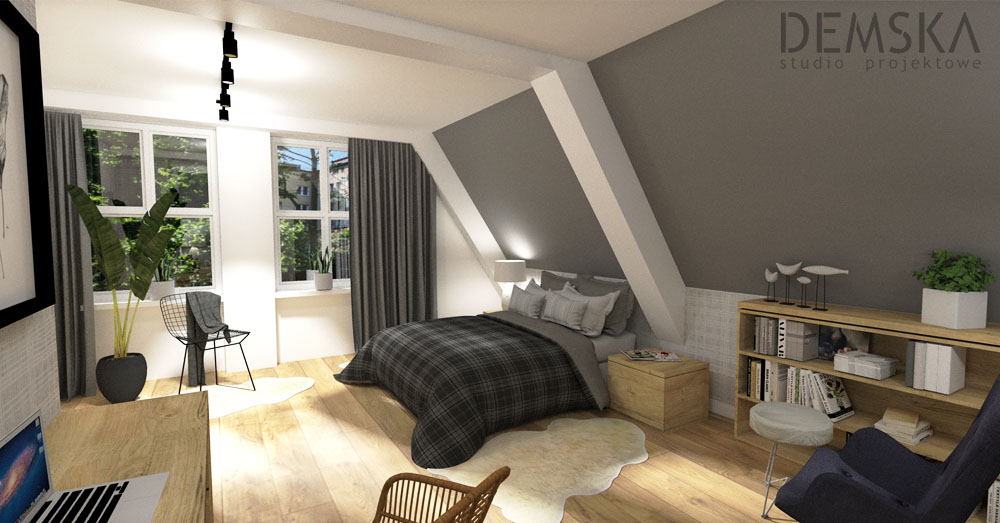 Projekt mieszkania - demska studio - wrocław