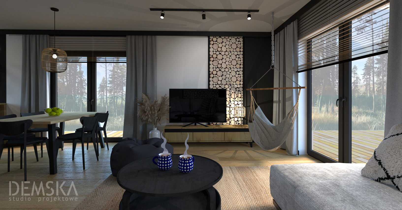 Projekt mieszkania - demska studio - wrocław