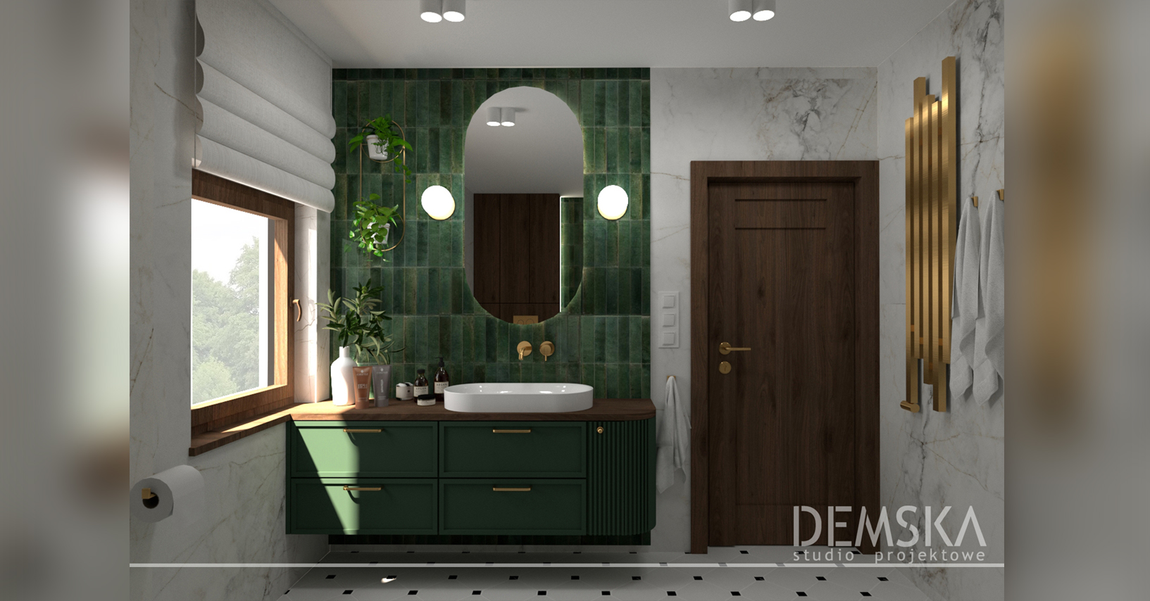 Projekt mieszkania - demska studio - wrocław