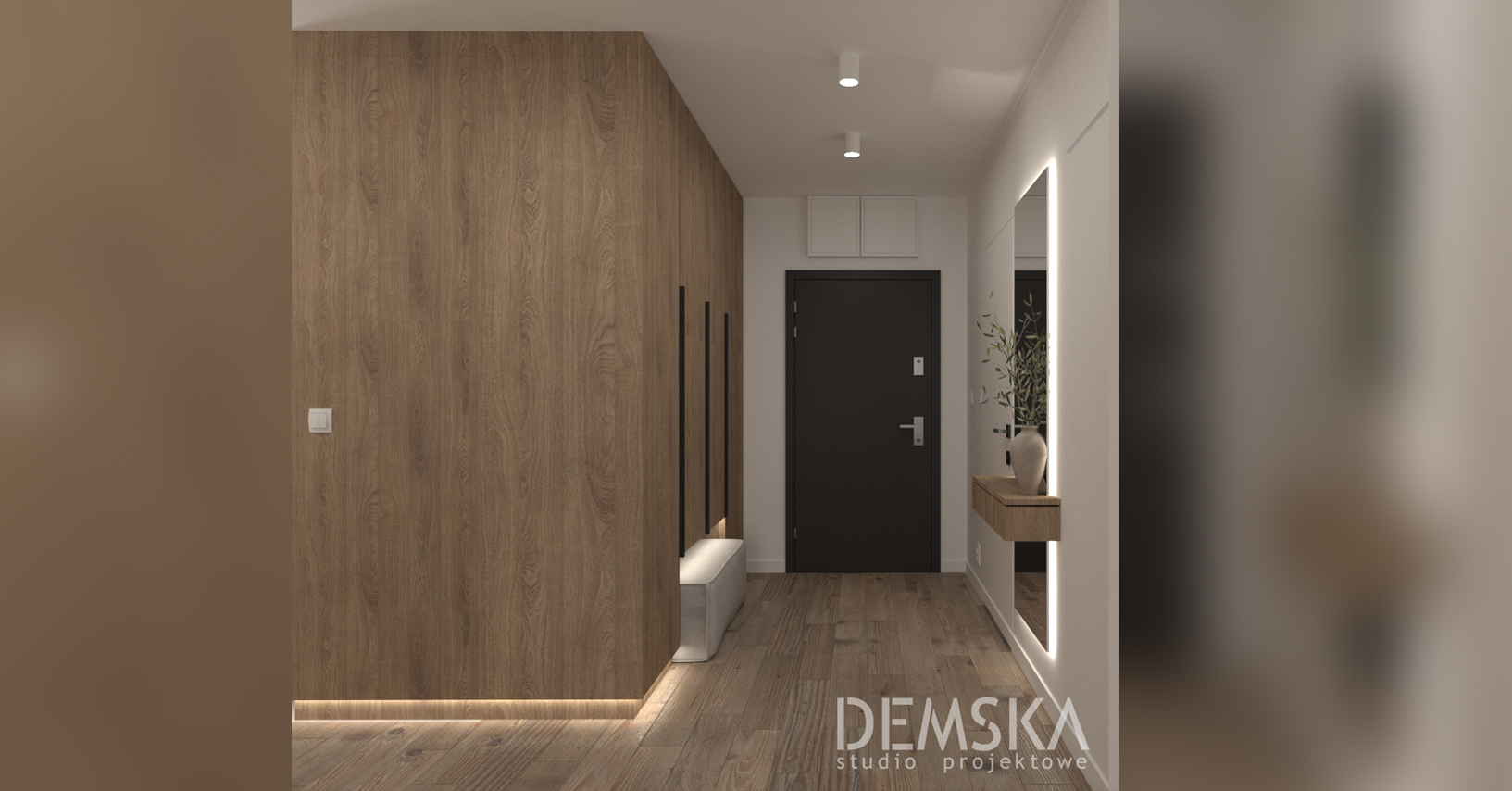 Projekt mieszkania - demska studio - wrocław