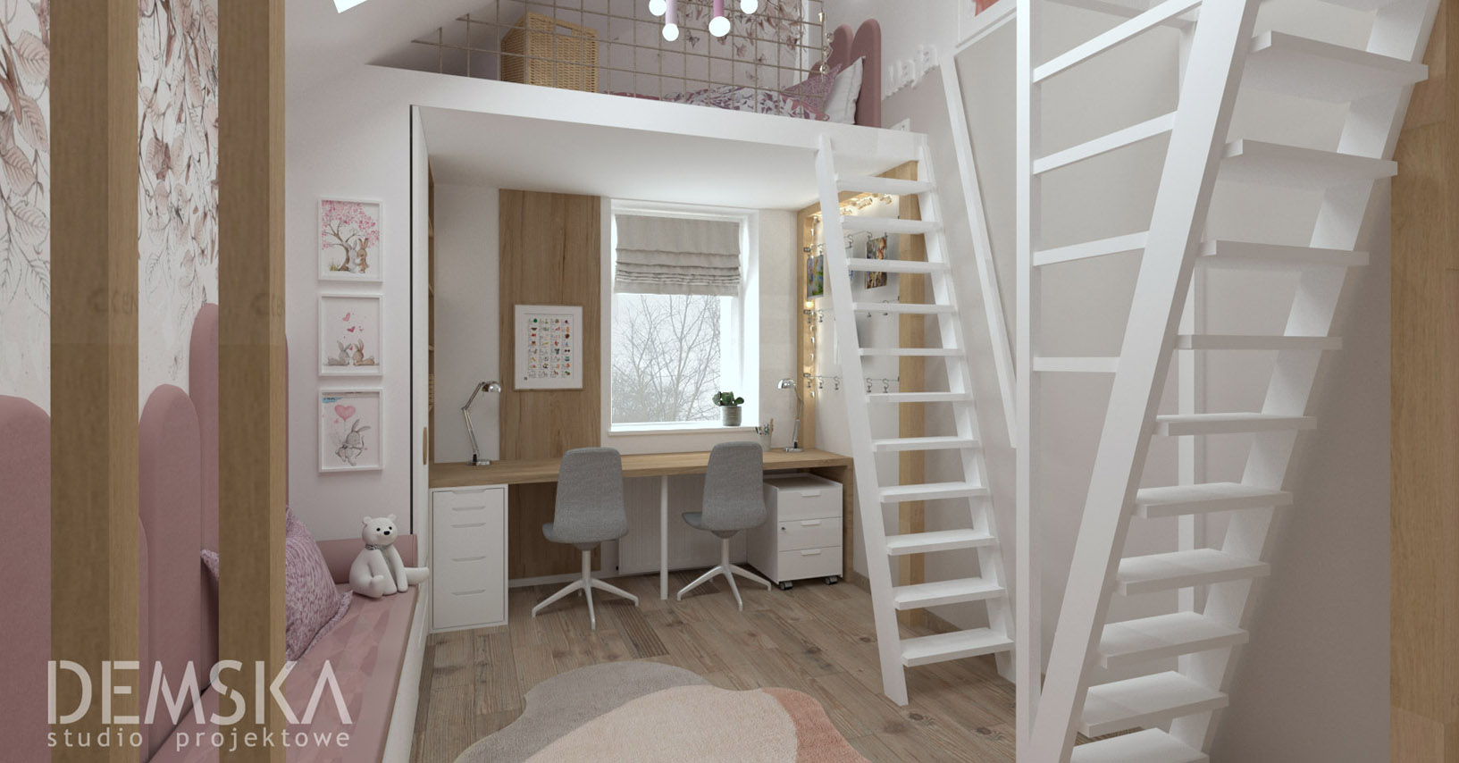 Projekt mieszkania - demska studio - wrocław